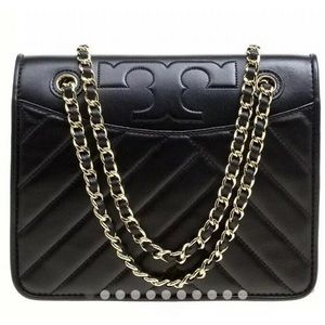 Tory Burch Alexa Convertible Shoulder Bag Black